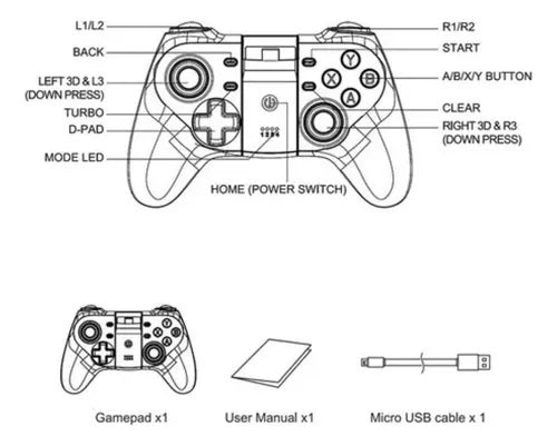 Control Bluetooth Gamepad Celular Inala