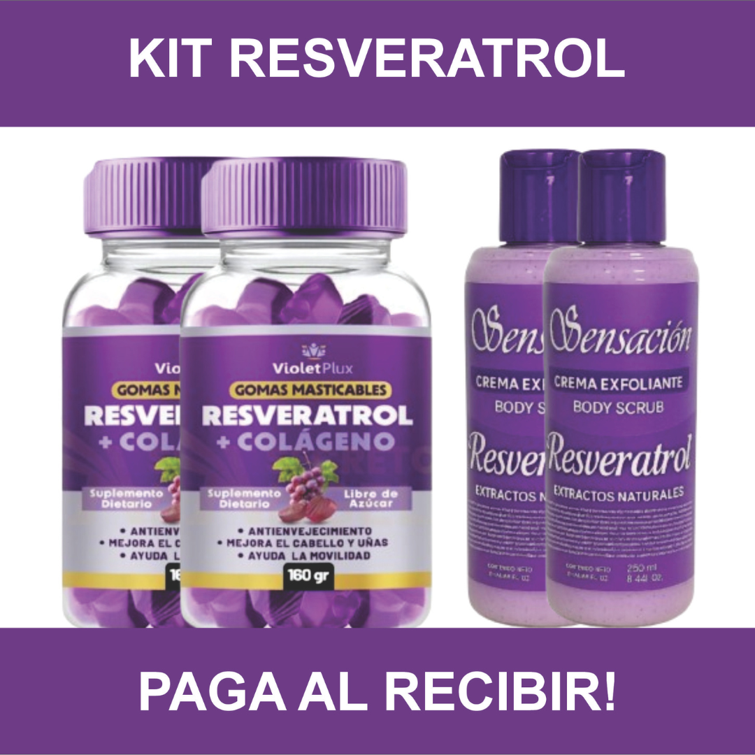 🔥GOMITAS  RESVERATROL + COLÁGENO + EXFOLIANTE🔥