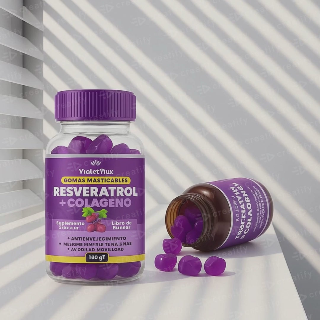 🔥GOMITAS  RESVERATROL + COLÁGENO + EXFOLIANTE🔥
